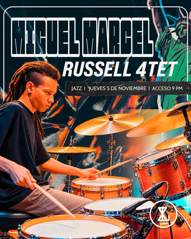 Miguel Marcel Russell 4tet artwork from Parker & Lenox